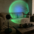 1PC Adjustable Sunset Projector Lamp, USB Rainbow Night Light for Bedroom, Living Room, Party, Photography Decor. 