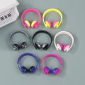 5pcs Mini Headphones Toys  DIY Sunglasses Straw Hat Scarf Jewelry Accessories Decoration. 
