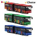 1/64 Alloy City Bus Model Vehicles City Express Bus Double Buses Diecast Vehicles Toys Funny Pull Back Car Children Kids Gifts. 