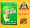 PACK OF 3 Mouse and rat Glue Board Trap Book very sticky Catch Lizards, Mice, Cockroaches, Spiders, and More. 