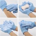 2pic Bath gloves for peeling Exfolianting and shower scrub gloves. 