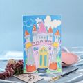 Canvas Paint Set with Paint Tools DIY Painting Kit with Pre-Drawn Canvas + Mini Wooden Stands Kids School Children's Day Gifts. 