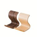 [New Wooden Phone Stand] New Wooden Portable Desktop Phone Stand | Creative Lazy Holder for iPad Tablet, Universal Mobile Stand. 