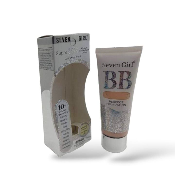 Seven Girl Perfect BB Cream - Multi-Benefit Beauty Balm

All-in-One Flawless Complexion with SPF-30 - Seven girl BB Cream