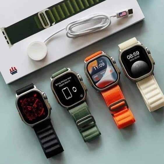 Apple watch Ultra apple logo amoled display 49mm watch size