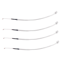 4pcs 12V 40W Cartridge Heater 6*20mm With XH2.54-2pin 100K NTC Thermistor With PH2.0-2pin 150mm Heating Rod 3D Printer Hotend. 