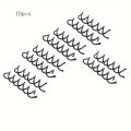 10pcs/Pack Spiral Hair Pins Spin Pins Non-Scratch Round Tips, Twist Screw Hair Pin For Women Bun Hair Style Diy, Christmas Gifts. 
