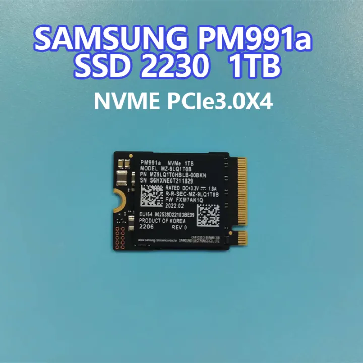 SAMSUNG%20SSD%20PM9B1%202230%20128GB%20&%20PM991a%20128G%202242%20PCIe%203.0X4%20&PM991a%202230%201T&%20PM9B1%20PCIe4.0X4%20256GB%20M.2%20NVMe%20Solid%20State%20Drive%20-%20Image%202