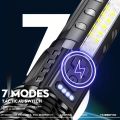 NEW A76 High Power Led Flashlights Built-in 18650 Battery Tactical Flashlight Emergency Spotlight Most Powerful Lantern. 