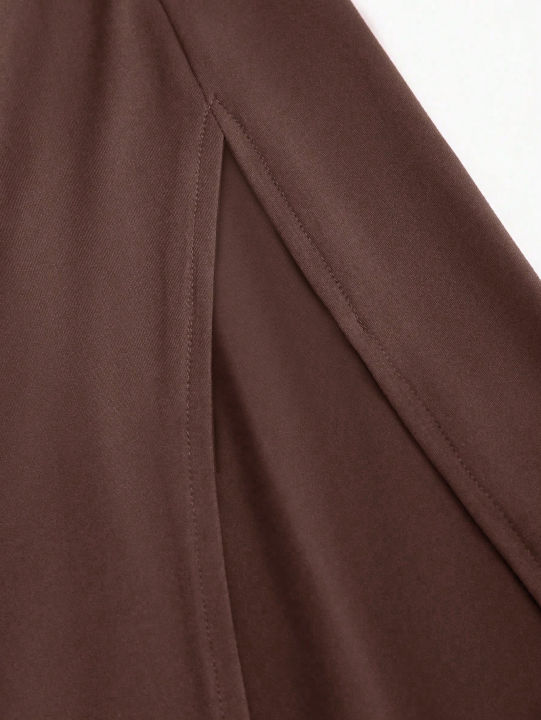 New%20Fashionable%20and%20Elegant%20Hanging%20Neck%20Top+Split%20Simple%20Solid%20Half%20Skirt%20Set%20-%20Image%204