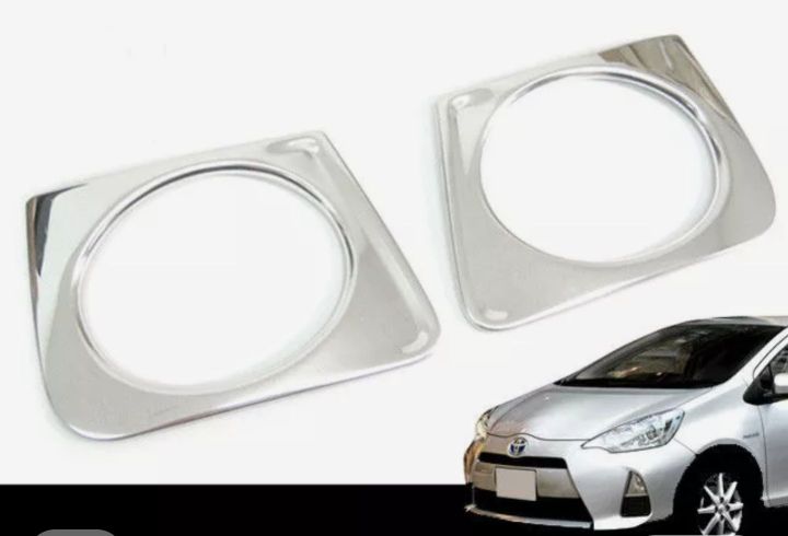 Fog light Led stainless steel cover for Aqua 20122