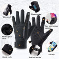GTUBIKE Winter Fishing Gloves 2 Fingers Flipped Waterproof Winter Gloves Windproof Photography Men and Women Warm Fishing Tools.