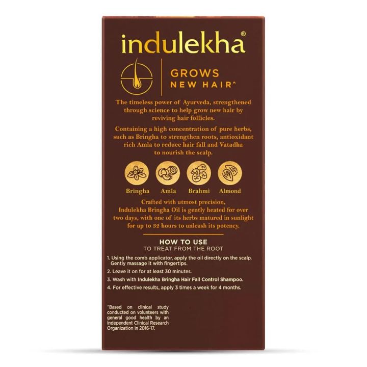 INDULEKHA%0ABringha%20Hair%20Oil%20Selfie%20Bottle,%20100Ml%20-%20Image%202