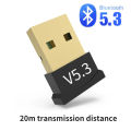 150m USB Bluetooth 5.4 Adapter 5.3 Dongle for PC Wireless Mouse Keyboard Music Audio Receiver Transmitter Bluetooth.