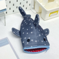 Shark Pencil Case,Shark mouth zipper Pencil Pouch Cute Shark Pencil,Special Idea canva Animal Stationery Pouch for Office Supply.