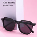 Cool glasses, vintage fashion sunglasses UV400 UV protection Korean-style square glasses men and women optical filter. 