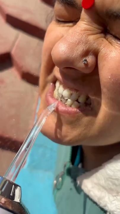 230ml Premium Dental Flosser | IPX7 Portable Oral Irrigator | 3 Speed Level (Soft, Normal & Pulse) | Electric Water Flosser | Irrigator | Dental Water Floss for Teeth Braces & Orthodontic Teeth | Electric Brush Alternative for Teeth Whitening & Deep Floss