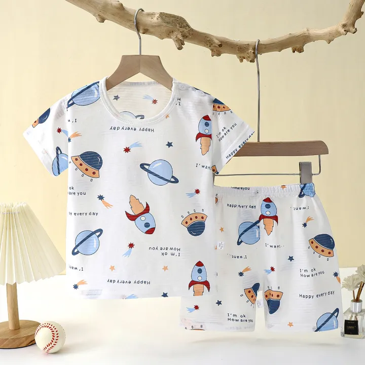 Popular%20in%20SummCottonSafe%20Baby%20Children%20Clothes%20%20Set%20Cute%20Cartoon%20Short%20Sleeve%20Home%20Pajama%20Set%20Sleepwear%20Soft%20Breathable%20-%20Image%203
