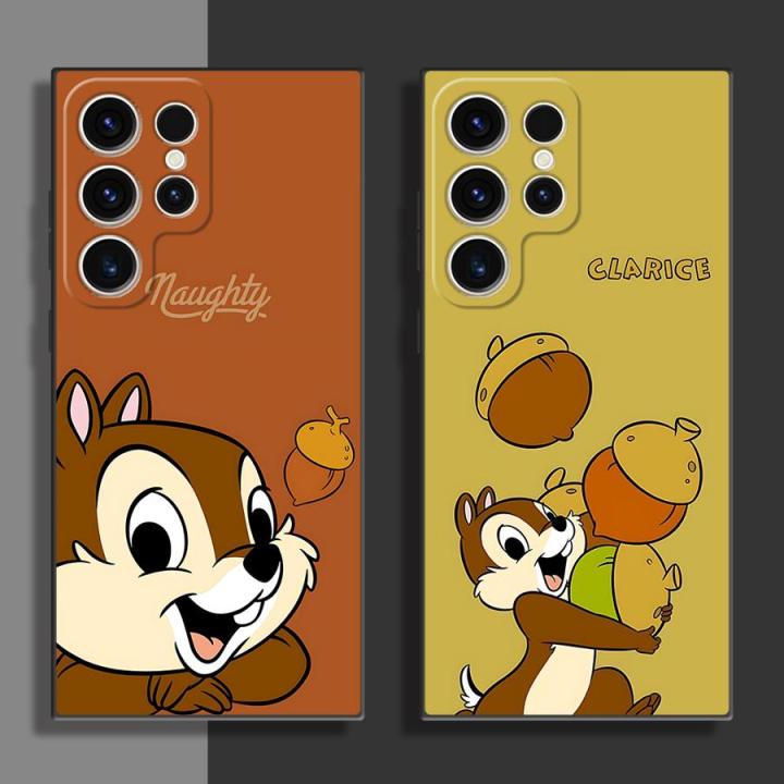 Disney Chip 'n' Dale Phone Case for Samsung Galaxy S22 Plus S21 5G S21 FE S24 S25 Ultra S20 S23 Ultra S22 Ultra Cover