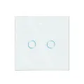 LiwoKit Tuya Smart Switch WIFI Need Neutral EU Standard Smart Home Light Touch Switches Wall 1/2/3/4 Gang Alexa  Voice Control lightify. 