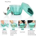Kitchen's Quick String Chopper Machine, Dori Handy Vegetable, Fruit, Dry Fruit Salad Maker Quick String Chopper Machine, With 3 Stainless Steel Blades. 