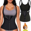 Waist Trainer Tank Top For Women Zipper Body Shaper Tummy Control Sleeveless Top Women's Activewear Body Shaping Underwear.