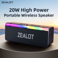 Zealot-S72 Motion+ Bluetooth Speaker with Audio 20W Hi Res Subwoofer IPX6 Waterproof 3000mAh Portable Speaker. 