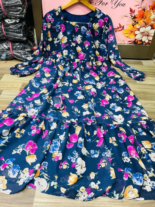 Floral%20chiffon%20frock%20-%20Image%203