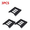2.5 inch to 3.5 inch Mounting Bracket Hard Drive Adapter SSD HDD Holder Metal Mounting Adapter for PC Hard Drive Enclosure. 