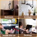 Sun Visor Phone Holder for Car Multifunctional 360° Rotating Sun Visor Cell Phone Holder with IPhone/Samsung/Android. 