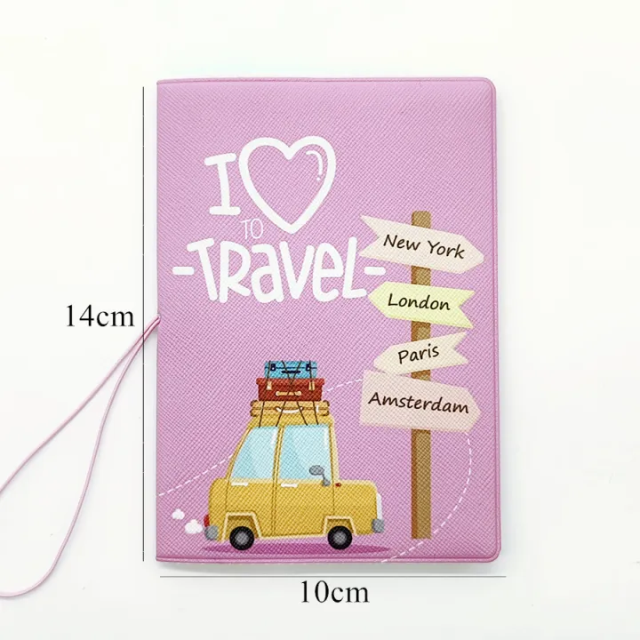 1%20Piece%20I%20Love%20Travel%20Pu%20Leather%20Passport%20Cover%20Case%20Holder%20Wallet%20Travel%20Accessories%20for%20Men%20or%20Women%20-%20Image%202