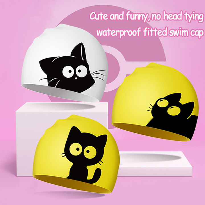 Cute%20Cat%20Swimming%20Cap%20For%20Long%20Hair%20Ears%20Protect%20Children%20Kids%20Waterproof%20Elastic%20Silicone%20Swim%20Pool%20Cap%20Bathing%20Caps%20Diving%20Hat%20-%20Image%202