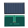 80x45mm 5V 75mA Solar Panel Drop Glue Board DIY Solar Silicon Panels Board Polycrystalline Garden Light Power Accessories.