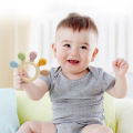 BPA Free Baby Silicone Teethers Sensory Toy Easy to Grasp Infant Teething Toys Food Grade Chewable Toys for Babies Newborn . 
