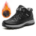 Brand Winter Men's Boots Warm Men's Snow Boots High Quality Leather Waterproof Men Sneakers Outdoor Men Hiking Boots Work Shoes. 