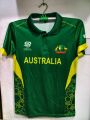 Australia T20 World Cup 2024 Premium Quality Collar Short Sleeve Jersey - Official Merchandise For Australian Cricket Fans. 