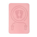 〔E〕6MM Skipping Rope Mat Anti-noise Jump Rope Mat Floor Mats Exercise Shock Absorption Yoga Mat TPE Skipping Mat Fitness Pad. 