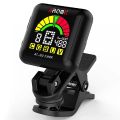 Aroma Guitar Tuner, Violin Tuner Guitar Clip‑on Tuner USB Rechargeable Built‑in Battery Violin Ukulele Tuner AT‑102 Black. 