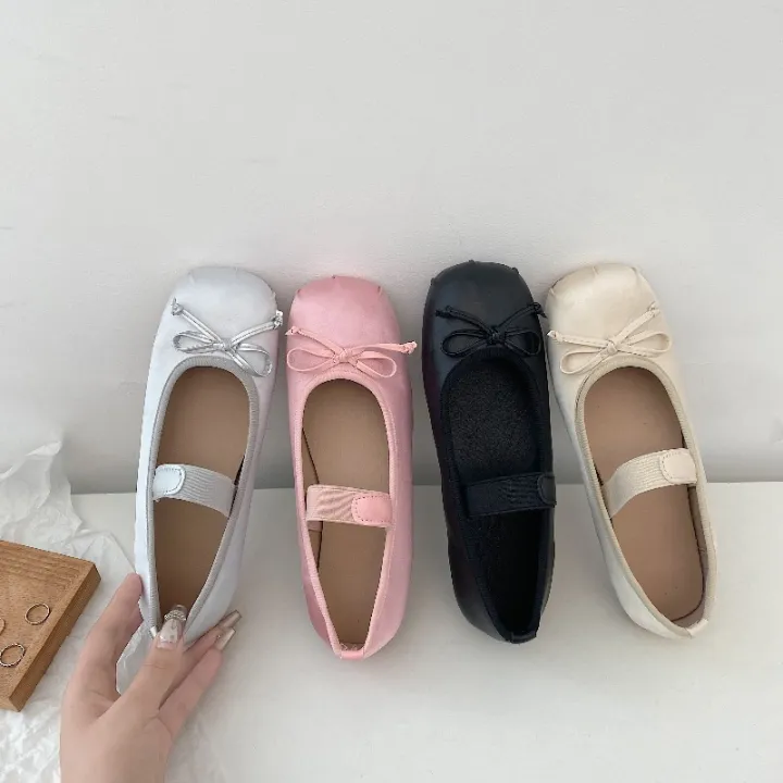 Luxury%20Satin%20Silk%20Ballet%20Shoes%20Woman%20Classic%20Square%20Toe%20Bowtie%20Elastic%20Band%20Ballerina%20Flats%20Ladies%20Soft%20Loafers%20-%20Image%206