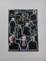 Draco Malfoy Uncut Sticker Sheet A6 size - 15 x 10 cm. 