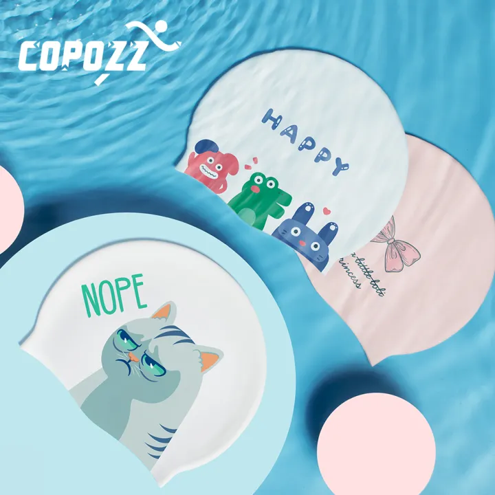 COPOZZ%20Water%20Sports%20Women%20Men%20Swimming%20Cap%20Ear%20Protect%20Long%20Hair%20Large%20Swim%20Pool%20Hat%20Professional%20Sports%20Waterproof%20Swim%20Cap%20-%20Image%202