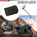 Motorcycle Universal Square Brake Paddle Grip Rubber Cover Black 1 Piece. 