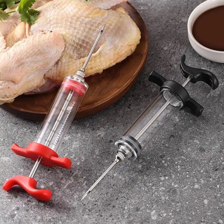 Meat Syringe Marinade Injector Pork Steak Meat Sauces Syringes | Daraz.pk
