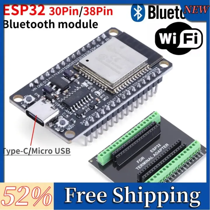 ESP32 ESP-32S ESP WROOM 32 WIFI Board Bluetooth module Dual Core 32Bit ...