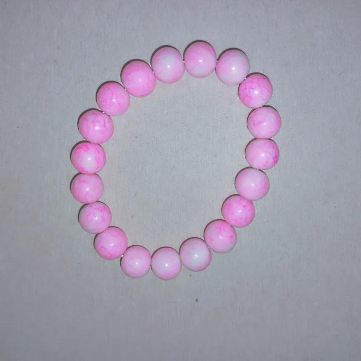Pink%20Marble%20beaded%20Bracelet%20(Two%20in%20one%20pack)%20-%20Image%203