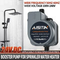 New Automatic Booster Pump Tap Water Pipeline 180W Booster Water Heater Shower Shower Bath Water Pressure Pressurized Mute. 