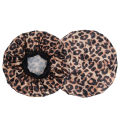 Women's Leopard Print Satin Sleep Bonnet Single-Layer Nightcap Hair Care Bedtime Routine Essential 1-Pack.