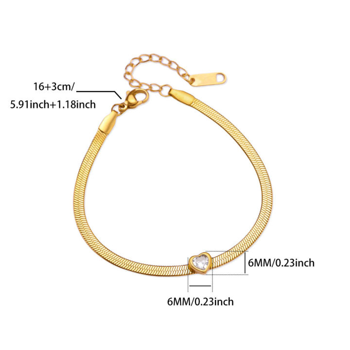 Green%20Zircon%20Heart%20Bracelets%20For%20Women%20Gold%20Color%20Stainless%20Steel%2012%20Birthstone%20Heart%20Bracelet%20Wedding%20Birthday%20Jewelry%20Gift%20-%20Image%207