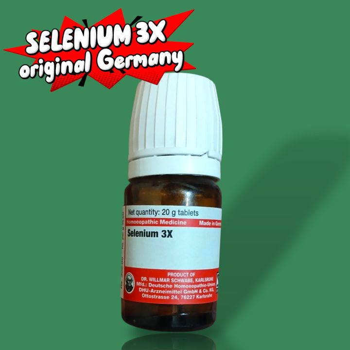 Selenium 3x Original Germany Dr.willmar schwabe