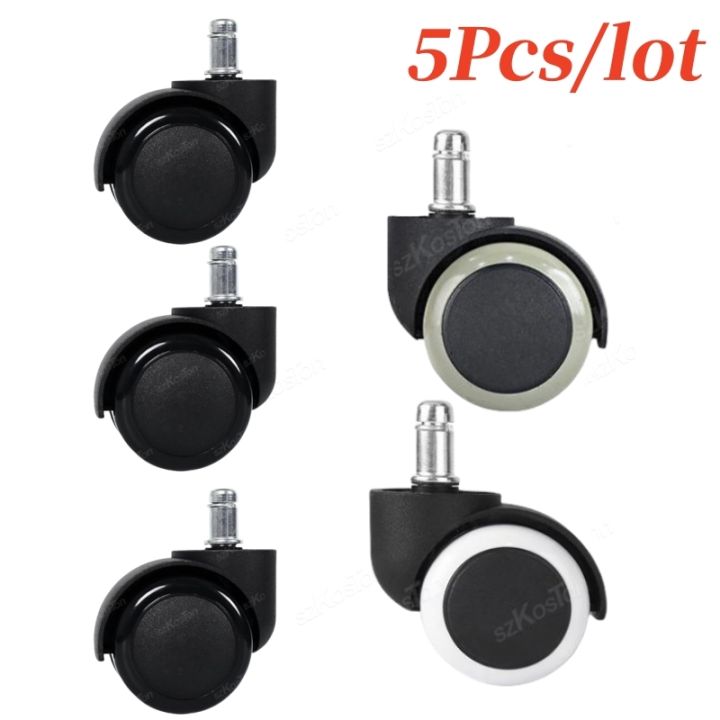 2-Pack 3-Inch Silent Casters With Brake – Screw Mount, Silicone Wheels, 60kg Load Capacity, For Furniture & Medical Equipment